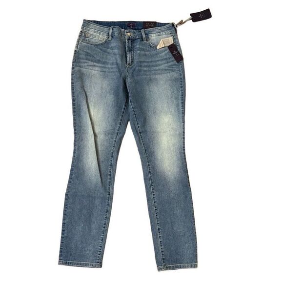 NYDJ Original Slimming Skinny Jeans Medium Wash Size 14 NEW - Picture 1 of 5
